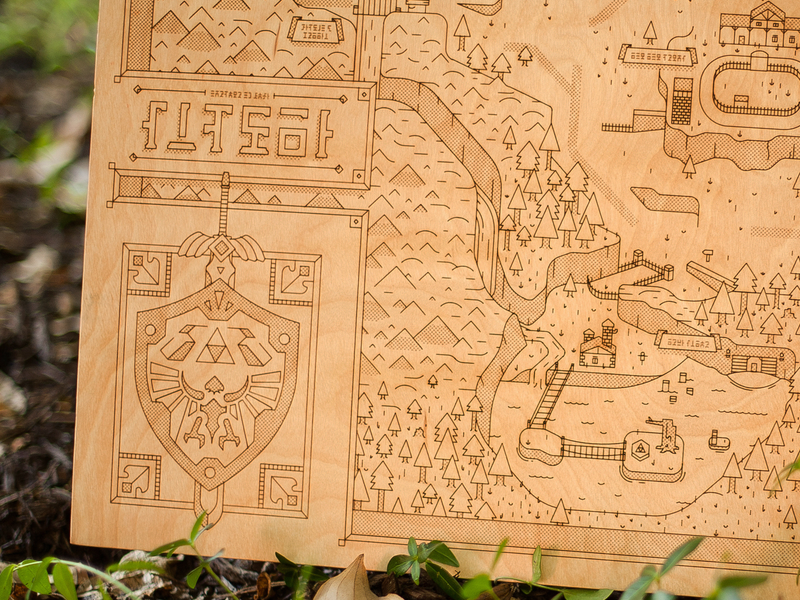 Illustration for article titled Accurate Zelda Map Means You'll Never Get Lost In The Woods Again